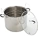 Ball Jar Collection Elite Stainless-Steel 21-Quart Waterbath Canner with Rack and Glass Lid (by Jarden Home Brands)