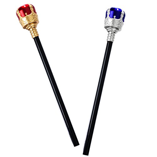 Tigerdoe Kings Crown - Royal King Crowns and Princess Tiara - Queen Costume Accessories (King Scepters)