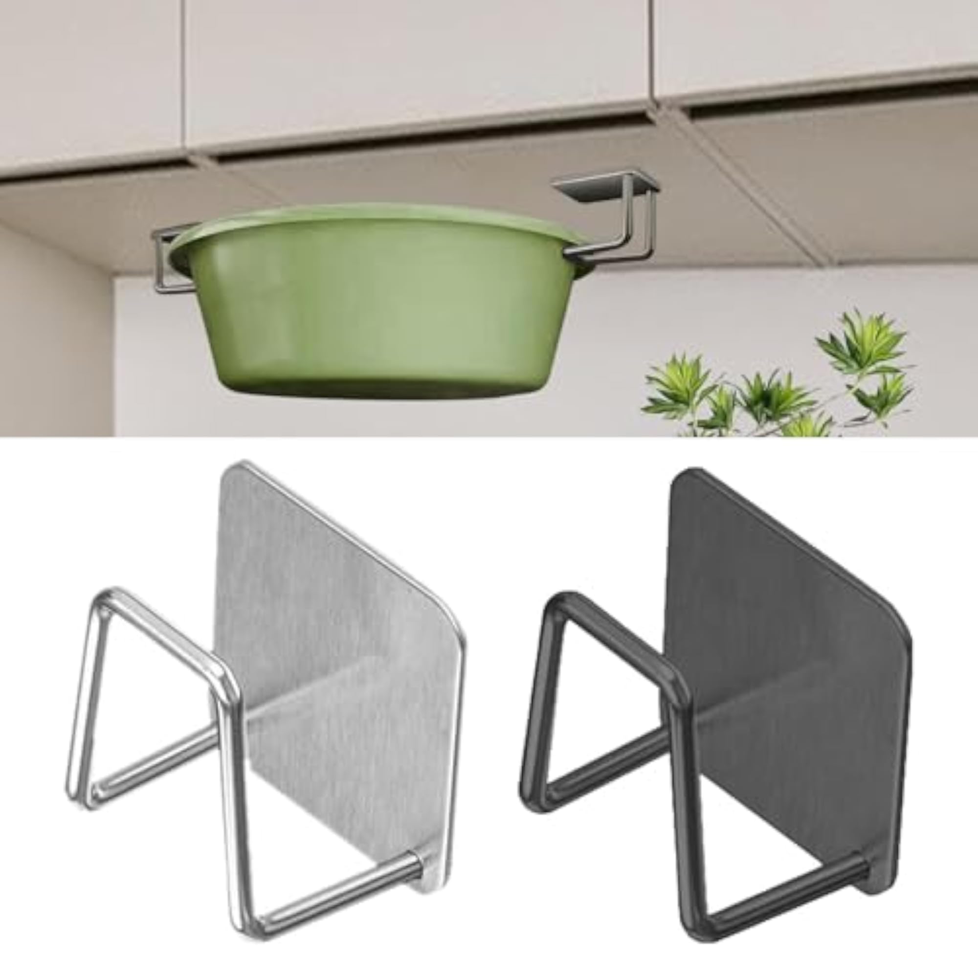 2x2 Pieces Sponge Holder Adhesive Rack