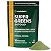 Super greens Polvo 150g | Supergreens con 21 Ingredientes Activos y Ashwagndha KSM-66 | 30 Porciones | Superalimentos | Horbaach