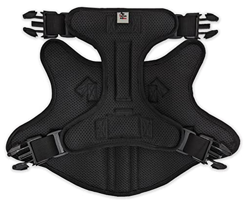 Tactical Dog Harness, No Pull, Military Dog Vest Harness With Handle, Service Dog Harness For Small Medium Large Dogs Training Walking (Black, Medium) #TOP3