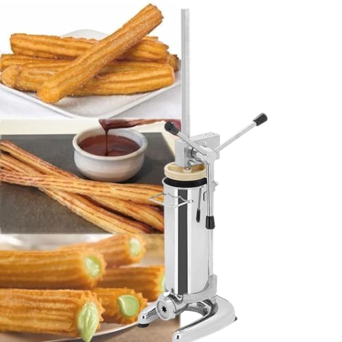 Churro Machine, 3L Commercial Latin Fruit Donut Machine, Churro Filling Machine for Cafeteria, Kitchen