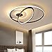 Produktbild Moderne LED Deckenleuchten Dimmbar Schlafzimmerlampe Kinderzimmer Deckenlampe Wohnzimmerlampe Esstischlampe Deckenbeleuchtung, Studie Balkon Küche Kreative Metall Acryl Romantische Design,Ø60cm