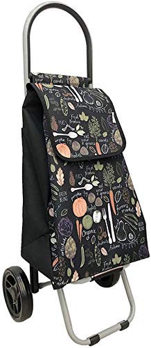 Einkaufstrolley Klappbarer Trolley aus Edelstahl