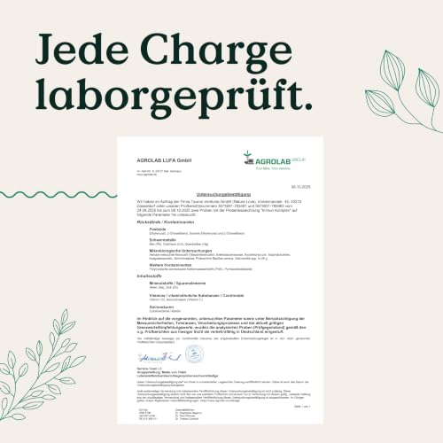 NATURE LOVE® Immun Komplex - 120 Kapseln - 4 Monate Reichweite - mit Echinacea-Extrakt, Vitamin C & D, Zink, Selen und Histidin - Immunsystem unterstützen* - hochdosiert, laborgeprüft aus Deutschland