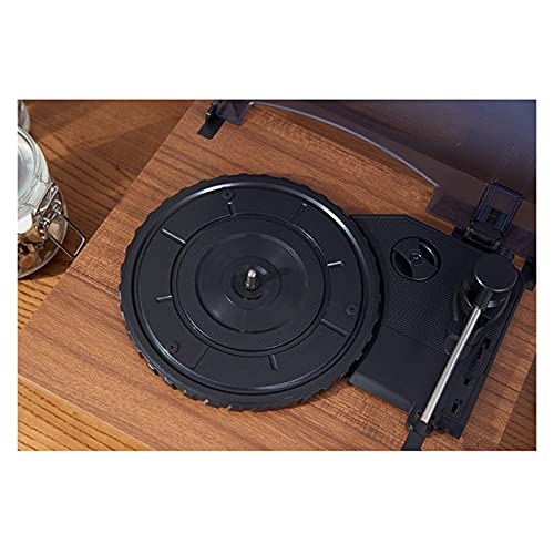 Tourne-disques Rétro, Radio am FM Mini Haut-Parleur Bluetooth Tourne-Disque Vinyle Protable Vintage Phonographe Tourne… - Les Beatles, Paul McCartney, John Lennon, RIngo Starr, George Harrison Tourne-disques Rétro, Radio am FM Mini Haut-Parleur Bluetooth Tourne-Disque Vinyle Protable Vintage Phonographe Tourne… – Image 4