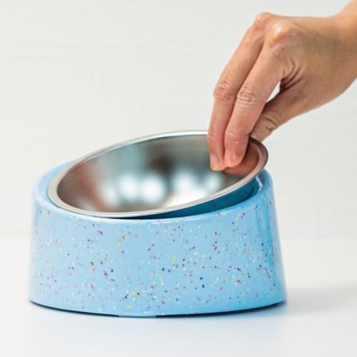 Bzyoo Tilted Dog Bowl