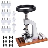 Boaieirsa Bench Watch Opener 5700， Watch Case Back Opener and Closer，with Metal Base 12 Chucks for Watchmake，for Watch Making and Repair.