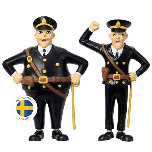 Pippi Langstrumpf Mini Puppenhaus Figuren – Kunststoff Puppenhaus Zubehör Figuren für Mädchen und Jungen – Alter 3+, Größe 10 cm