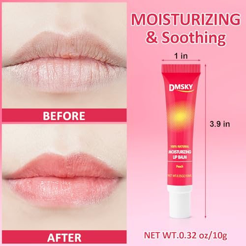 Dmsky 36 Pack Lip Gloss Bulk, Squeeze Clear Lip Gloss Set with Shea Butter, Moisturizing High Shine Glossy Lip Oil for Dry Chapped Lips-12 Flavors