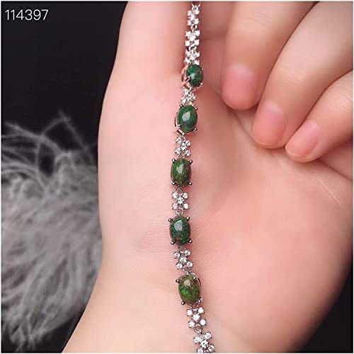 Bracelet opale naturelle en argent 925 véritable bijoux