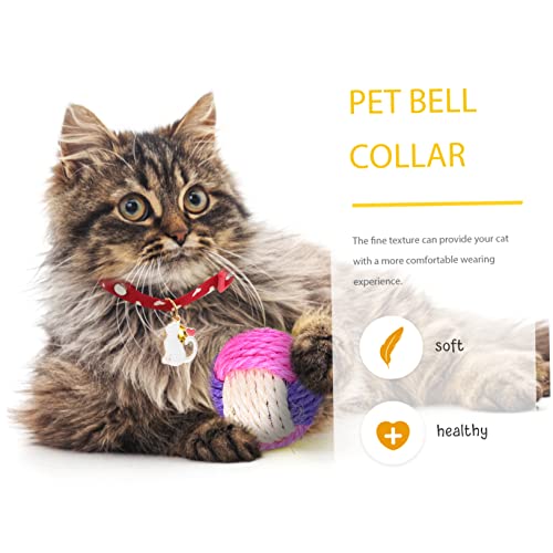Colliers sécurité chat chien avec cloche lot de 5 réglables
