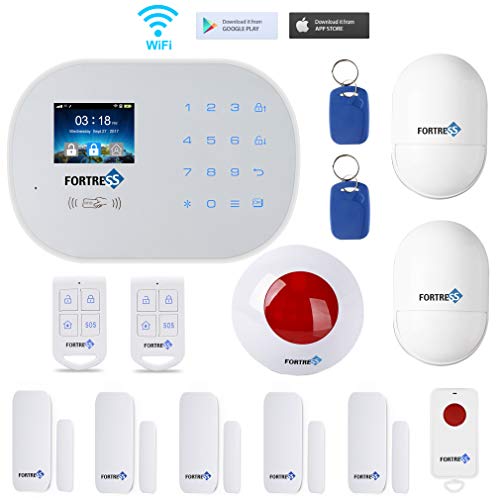 GSM 3G/4G WiFi Security Alarm System-S6 Titan Classic Kit Wireless DIY Home and Business Security System Kit by Fortress Security Store- Easy to Install Security Alarm