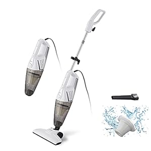 GEKER Kabelgebundener elektrischer Besen 16Kpa stark Saugkraft 2in1 Stielstaubsauger & Handstaubsauger | für Boden…