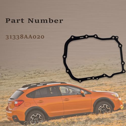 Image of 31338AA020 CVT Transmission Cover Gasket Compatible with 2012-2018 Crosstrek, Forester, Impreza 2.0L, Legacy 2.5L, Outback 2.5L
