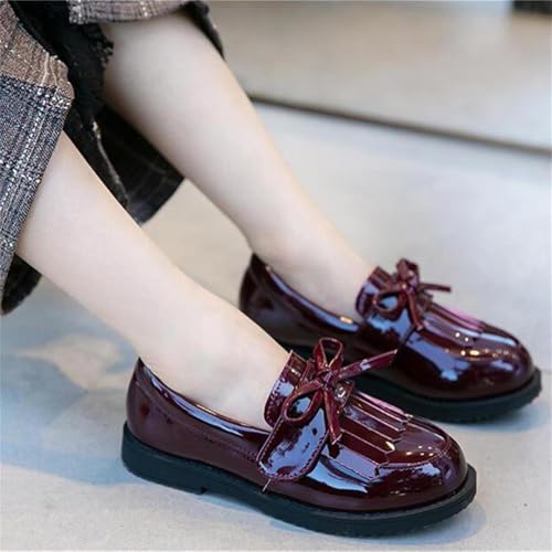Image of PPXID Girl's British Style School Uniform Shoes Princess Performance Oxford Shoes