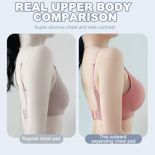 VOKMEMC 2 Paar Herausnehmbare Bh Pads Einsätze Damen Sport Cups Bh Füller Bh Ersatzschwamm Einsatz Brust Brust Pads Badeanzug Bademode Bh Formpolster Für Frauen Mädchen (Hautfarbe)
