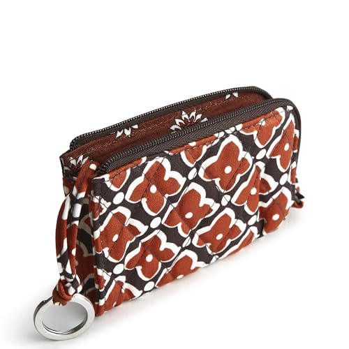Image of Vera Bradley Women's Premium Cotton Zip Card Pouch