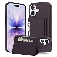 iPhone 17 Case Wallet Dark Purple