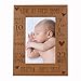 LifeSong Milestones Personalized Baby Frames Boys and Girls Birth Announcement Photo Frames Nursery or Bedroom - Newborn Frames Hold 4â€ x 6â€ Photo - Measures 6.5â€ x 8.5â€ (Love at First Sight)