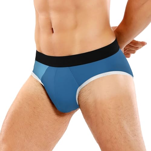 Classic Men's Underwear Briefs Unicorn White Animal Breathable and Soft Comfort Triangle Underwear Men2