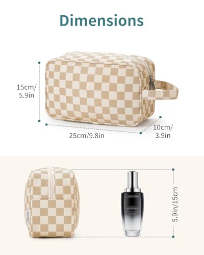 Image of Narwey Travel Toiletry Bag for Women, Makeup Cosmetic Organizer Bag
