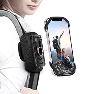 Outdoor Handy-halter mit abnehmbare Halterung Handytasche Rucksack,Rucksack Handyhalter,Smartphone tasche Schutzhülle…
