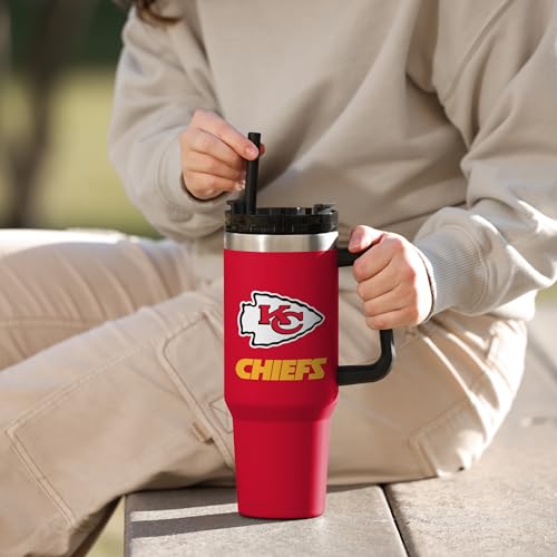 Image of FOCO NFL unisex-adult NFL Team Logo Insulated Travel Mug 40oz XL Tumbler