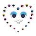 DECORA 240pcs 10mm Colors Wiggly Googly Eyes with Eyelash with Self-Adhesive DIY Scrapbooking Crafts