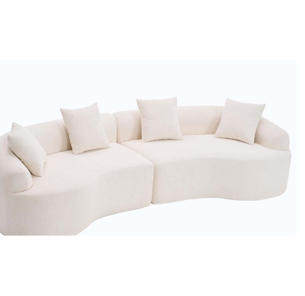 Amazon.com: KEIKI Curved Chenille Modular Sectional Couches with