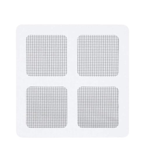 OUKENS Window Screen Repair Sticker, 12Pcs Household Strong Adhesive Door Window Screen Repairing Patch Stickers 10x10cm, Self Adhesive Mesh Sticky Patches