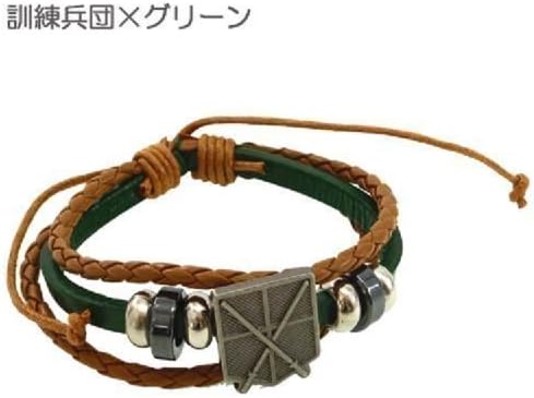 Attack On Titan Traning Corps Leather Bracelet