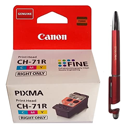 Canon Printer Head CH 71R for G570 / G670 Ink Tank Printers with ITGLOBAL 3in1 Multi-Function Mobile Phone Stand Stylus Pen Anti-Metal Texture Rotating Ballpoint Pen (Very Colors) 71R (B09PL87PPY) Amazon Price History, Amazon Price Tracker
