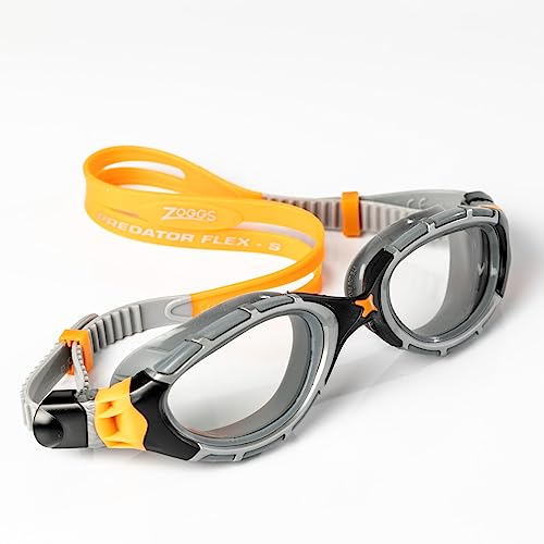 Zoggs Predator Flex Adult Swimming Goggles, UV protection swim goggles, Quick Adjust Comfort Goggles Straps - Image 3
