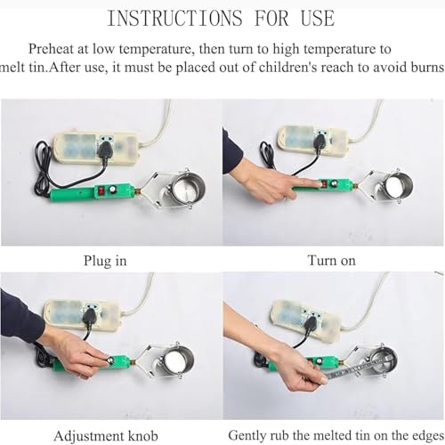 Four de fusion de métal portable avec contrôle de température