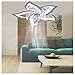 HYN Lampara Ventilador Techo Silencioso Mudo,Led Lampara De Techo Ventilador Contemporáneo Elegante Ventilador De Techi para Dormitorio Sala De Estar Habitación De Niños Pasillo