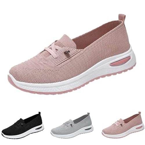 Orthopedic Shoes for Women 2025 Wide Width Closed Toe Comfortable Breathable Walking Shoe Slip On Lightweight Sneakers