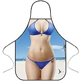 [kakuma] ロゴ付き 爆笑 面白い エプロン BBQ 3D コスプレエプロン 祭り用 忘年会用 景品 クリスマス プレゼント パーティー用仮装 コスチューム バーベキュー 罰ゲーム用 バカ受け用品 メンズ用 レーディス用 フリーサイズ