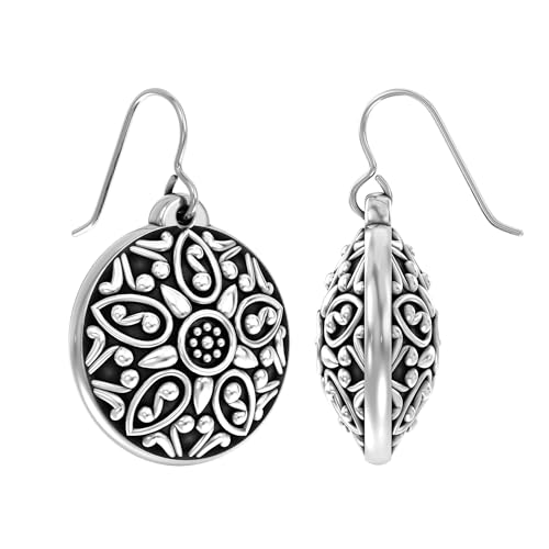 LeCalla 925 Sterling Silver Filigree Dangle Drop Earrings | Lightweight Antique Balinese Teardrop Dangle Drop Earring for Women4