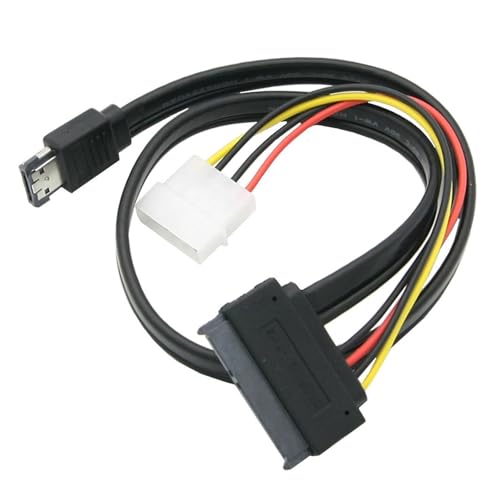 Cable adaptador Power Over eSATA a SATA 50 cm miniatura 3