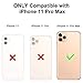 CANSHN Clear Compatible with iPhone 11 Pro Max Case [Military Drop Protection] [Not Yellowing] Shockproof Protective Phone Case with Soft TPU Bumper Slim Thin Phone Case Cover - Clear