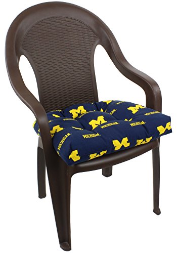 Image of Everything Comfy College Covers Michigan Wolverines Indoor Outdoor Seat Cushion Patio D Cushion