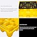 XLIHAWY Drum Containment Spill Pallet, Polyethylene Paint Bucket Tray, Industrial Garage Storage Detachable Shipping Leakproof Platform(50x36x10cm/4pcs)