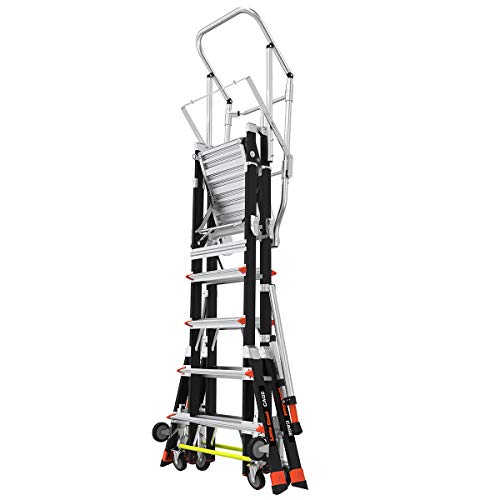 Little Giant Ladders, Adjustable Safety Cage, 5-9 Foot, Safety Cage, Fiberglass, Type 1Aa, 375 Lbs Weight Rating, (18509-240) #TOP6