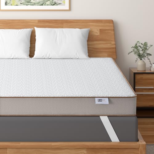 BedStory 10cm Topper 180x200cm H3/H4, Matratzentopper mit Gel Memory Foam & Kaltschaum, Kühlend,...