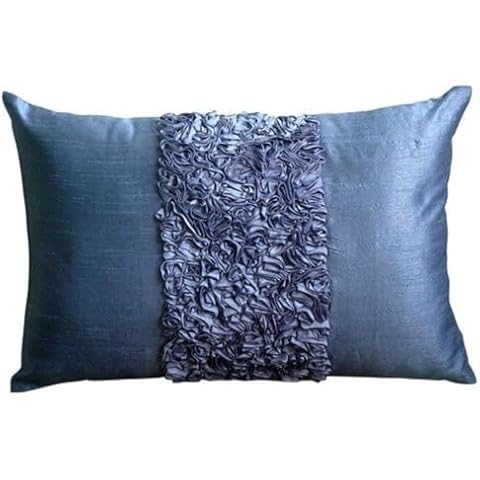 Blue Lumbar Cushion Covers by The HomeCentric Cover