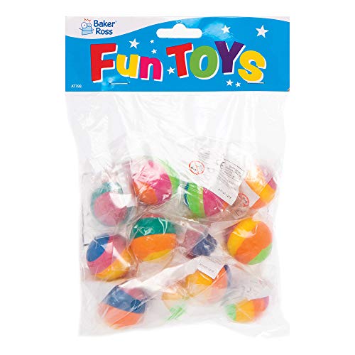 Baker Ross Regenboog Strepen Stuiterballen (12 stuks) Speelgoed ven Traktaties voor Kinderen - Image 7