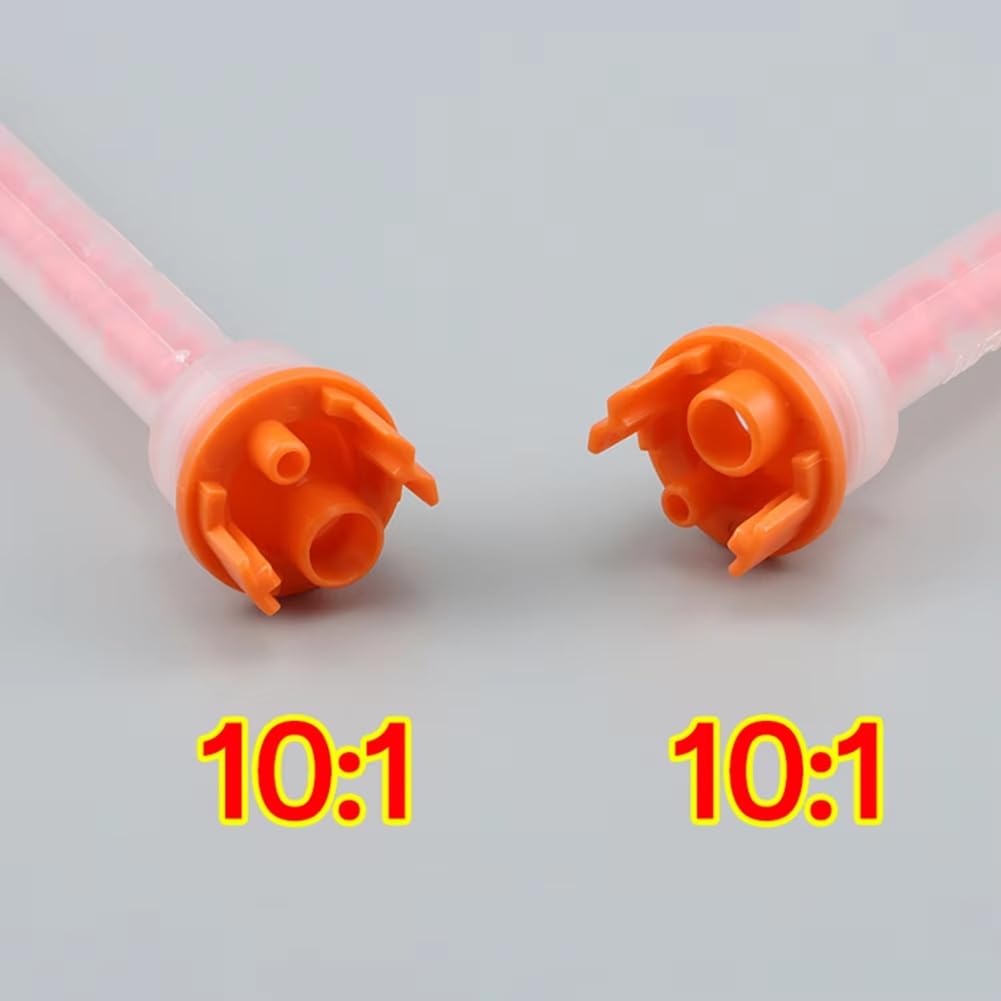 Adhäsive Patronen Epoxy-Mischdüse 20pcs Statische Mischdüse MFHX08-18T Tippmixer Düsen (4: 1/10: 1 Verhältnis)
