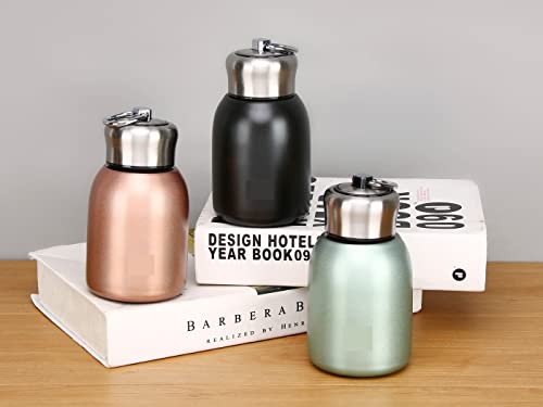Stainless Steel Water Bottle, Mini Vacuum Insulated Water Bottle Leakproof Vacuum Flask For Women Kids Sport Tumbler Cup Hot And Cold Coffee Travel Mug 10 Oz #TOP4