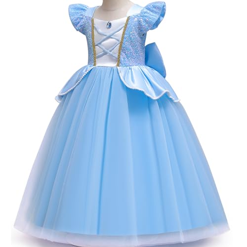 Disfraz de princesa para niñas 3-10 años con accesorios miniatura 3